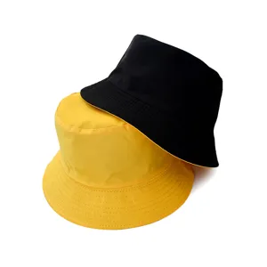 Reversible bucket hat for women, trendy sun protection sunshade hat for spring and summer.