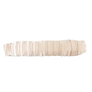 Elegant pleated satin fabric roll in champagne color, perfect for DIY evening bags and dress.