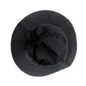 Reversible bucket hat for men and women, color block flat top sun hat, casual fashion headwear.