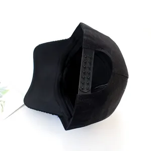Gorra de béisbol negra para mujer, sombrero de sol snapback ajustable moda primavera.