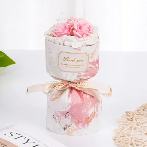 Mini ramo de rosas de jabón regalo para San Valentín pequeño arreglo floral decorativo romántico