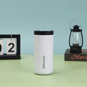 Edelstahl Vakuum isolierter Kaffeetassen Becher mit Deckel für Outdoor und Reise.