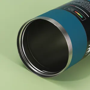 Stainless steel thermos cup rim detail showing durable 304 metal inner structure clearly.