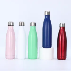 Edelstahl isolierte Trinkflasche mit Doppelwand Vakuumiert für den Outdoor Sport.