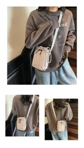 Umhaenge Trinkflaschen Tasche Detailansicht, tragbare Handyhuelle fuer Outdoorsport, leicht.