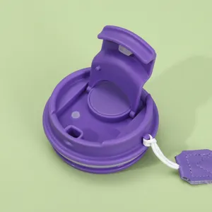Coperchio tazza caffè dettaglio ricambio coperchio ribaltabile viola accessorio portatile