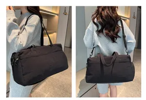 Grande borsa da viaggio e sportiva casual con tracolla per fitness, palestra e tempo libero.