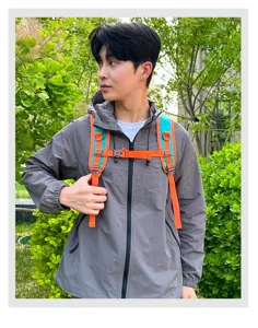 Leichter tragbarer Faltrucksack für Outdoor Sport Bergsteigen Radfahren und Wandern.