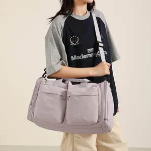 Grand sac de sport de voyage imperméable pour fitness, yoga, natation et loisirs.