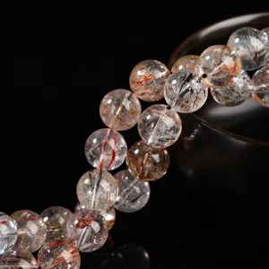 Natuurlijke ijs transparante Super Seven rutielkwarts losse kralen voor DIY sieraden