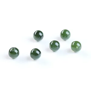 Natuurlijke spinaziegroene jaspis ronde losse kralen voor DIY handgemaakte sieraden
