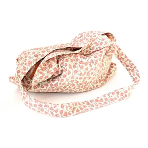 Borsa a tracolla con stampa floreale borsa in tessuto casual borsa elegante da donna per uso