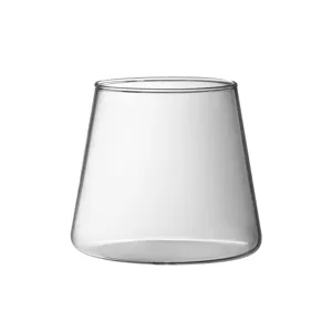 Hitzebeständiger Mount Fuji Glasbecher aus Borosilikatglas für Whiskey und Milch
