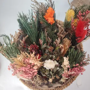 Petit bouquet de fleurs séchées fleurs préservées cadeau décoration de bureau maison