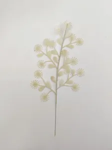 Artificial glitter baby breath flower branch Christmas home decor floral arrangement 32cm