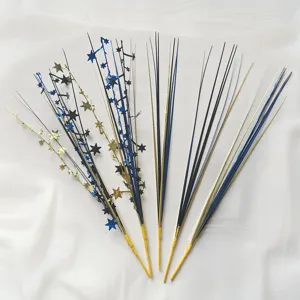 Goldene und blaue glitzernde Stern-Drahtstecker für die US-Unabhängigkeitstag-Party