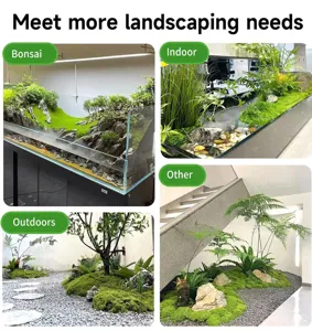 Artificial moss grass turf for bonsai landscaping indoor outdoor micro landscape decoration paving.