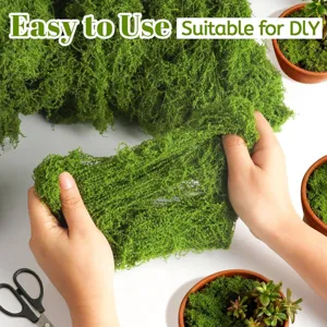 Simulation artificial moss grass mat for DIY landscaping, micro landscape and bonsai decoration.
