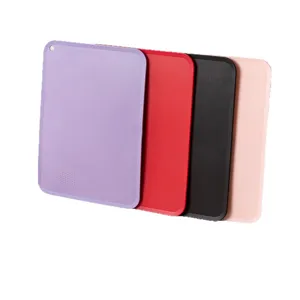 Juego profesional de cuatro tablas de cortar flexibles de TPU de colores para cocina higiénica