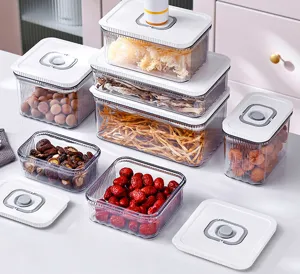 Set de boîtes de conservation sous vide électriques pour l'organisation de cuisine