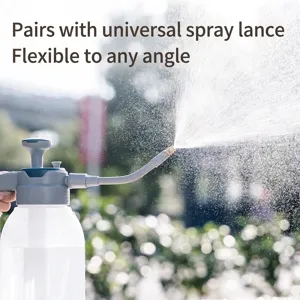 Plastic drukspuit met een flexibele lange spuitmond voor tuin- en huisreiniging