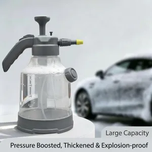 Adjustable nozzle high-pressure manual foam sprayer for car wash and gardening