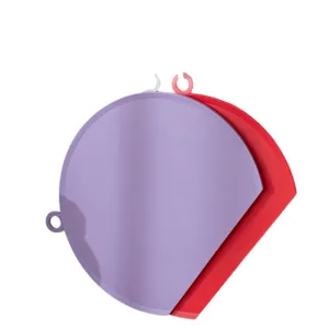 High quality non-slip purple and red TPU cutting boards with convenient hanging holes