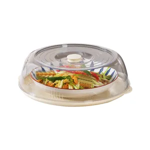 Cubierta térmica transparente de plástico para alimentos, protección contra polvo y moscas