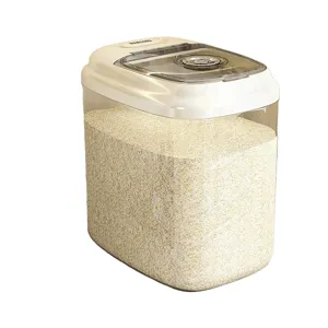 Grand conteneur de stockage de riz hermétique et résistant à l'humidité pour grains