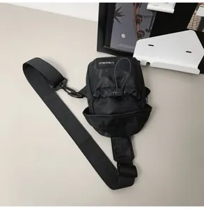 Tactical camouflage chest bag with adjustable strap for outdoor leisure