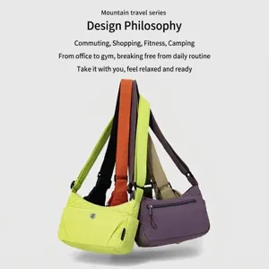 Stylish nylon crossbody bag for women in multiple colors, perfect for daily commuting needs