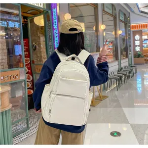 Minimalist large capacity casual backpack for students, daily commute and outdoor travel.