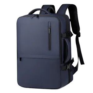Stilvoller Business Reise Rucksack für Herren, große Kapazität 17 Zoll Laptop Fach.