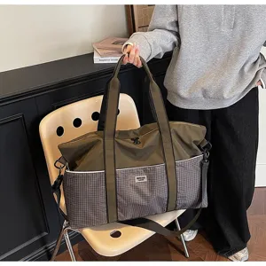 Grand sac de sport de fitness avec séparation humide et sèche, sac de voyage fourre-tout yoga