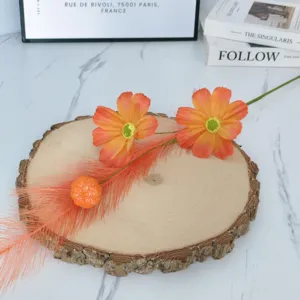 Artificial cosmos flower branch Korean style home decor fake silk flower for table centerpiece