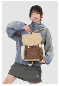 Stylish casual women backpack large capacity travel daypack lightweight school commuter bag