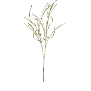 Décoration de Noël pailletée dorée de 43 cm avec des sequins et des fils courbés
