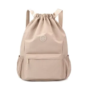 Sac à Dos à Cordon à la Mode pour Hommes Femmes Sac de Sport Léger en Nylon Hydrofuge Sac de Gym pour Entraînement de Football Sac à Dos de Voyage Loisirs