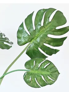 Artificial monstera leaves faux tropical plant greenery for home decor photography props
