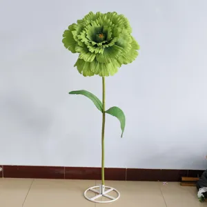 Giant artificial peony flower prop for wedding road guide and event decoration layout