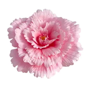 Giant artificial peony flower pink simulation rose for wedding event party backdrop decoration.
