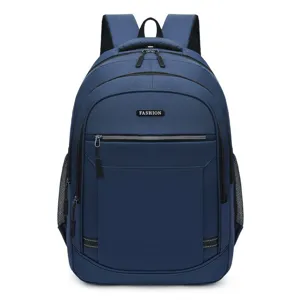 Zaino per laptop aziendale blu navy resistente con grande capacità per pendolari e studenti