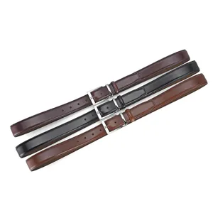 Men's Genuine Leather Belt Business Casual Cowhide Waistband For Men With Alloy Pin Buckle Smooth Surface Versatile Belt