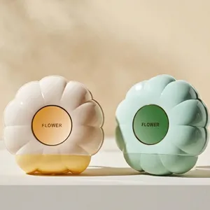 Moderne wandmontierte Aufbewahrungsbox in Blumenform für Küchen-Frischhaltefolie