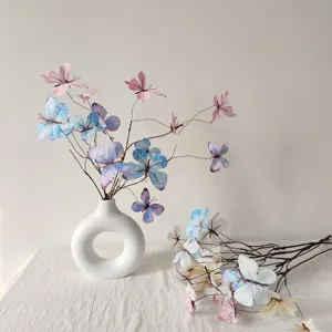 Elegante künstliche Schmetterlingszweige für Hochzeitsdeko und Blumenarrangements