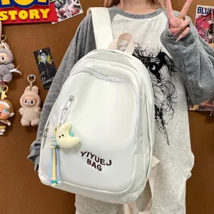 Sac a dos de loisir uni style Coreen de grande capacite pour etudiants au quotidien.