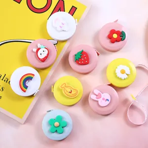Mini ruban à mesurer rétractable de dessin animé pour couture, corps et artisanat