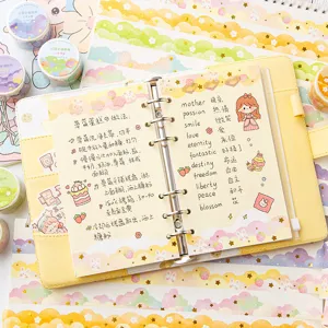 Ruban Washi Marquage à Chaud Nuage Monde de Rêve Journal Ruban de Masquage Décoratif Mignon Dessin Animé Scrapbooking DIY Loisirs