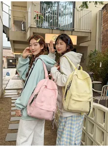 Casual Japanese style large capacity school backpack for students and daily casual use.