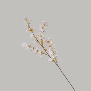 Falso ramo di fiori di ciliegio artificiale per decorazione di nozze e feste casa.